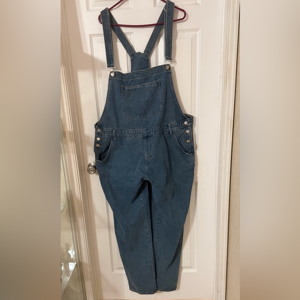 Women's Blue Denim Overalls